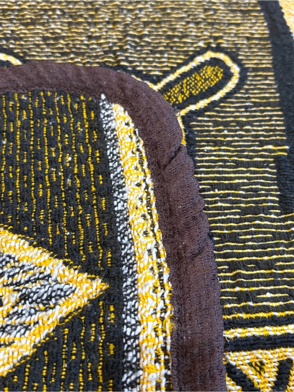 Vintage San Diego Padres Woven Blanket 88x70 Large Tapestry Wall Hanging MLB